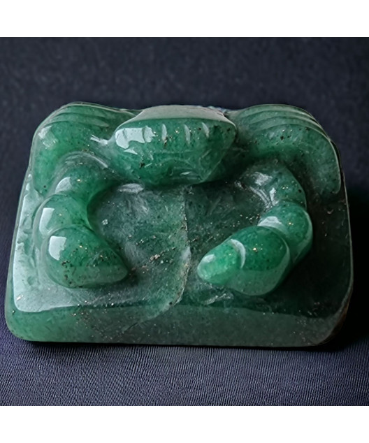 Crabe Aventurine verte