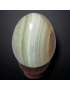 Œuf Onyx vert marbré