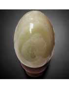 Œuf Onyx vert marbré