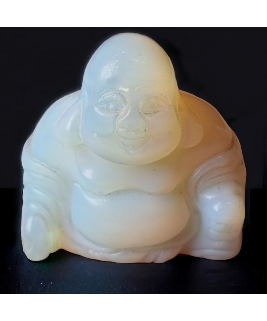 Bouddha Verre opaline