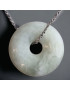 Pendentif Jade Donut avec chaîne