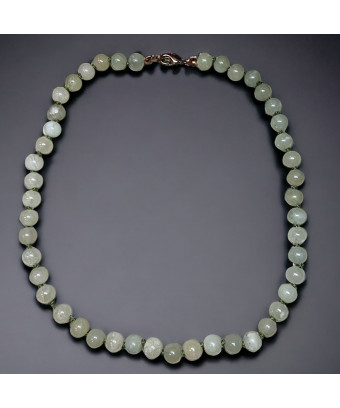 Collier Jade Pierre rondes...