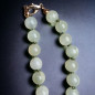 Collier Jade Pierre rondes 8 mm nouées