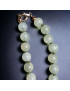 Collier Jade Pierre rondes 8 mm nouées