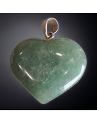 Pendentif Cœur Aventurine verte
