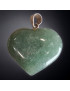 Pendentif Cœur Aventurine verte