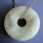 Pendentif Jade Donut avec chaîne