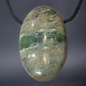 Pendentif Serpentine sur cordon réglable