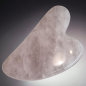 Gua Sha de massage Quartz rose