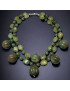 Collier Jade avec fermoir Péridot sécurisé