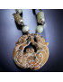 Collier Jade Ethnique sur cordon réglable