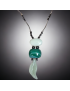 Collier Jade Malachite & Hématite