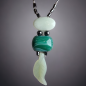 Collier Jade Malachite & Hématite