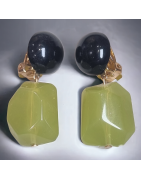 Boucles Bakélite clips