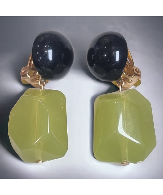 Boucles Bakélite clips