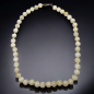 Collier Calcite jaune pierres rondes 8mm
