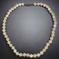 Collier Jade jaune facetté Pierres rondes 8mm