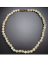 Collier Jade jaune facetté Pierres rondes 8mm