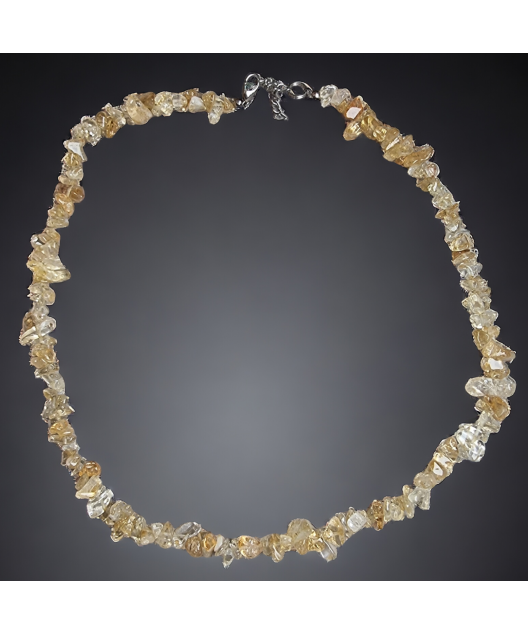 Collier Citrine baroque