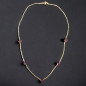 Collier Améthyste sur chaîne plaqué or