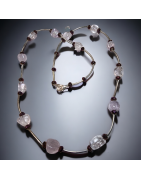 Collier Améthyste & Swarovski