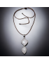Pendentif Quartz rose Argent 925 sur cordon réglable