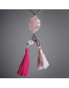Collier Quartz rose & Agate