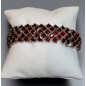 Bracelet Grenat avec fermoir Argent 925