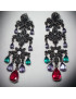 Boucles Zirconium multicolore