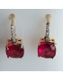 Boucles Rubis & Diamants Or 18 carats