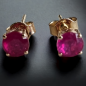 Boucles Rubis & Diamants Or 18 carats