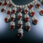 Collier Zirconium facetté et serti