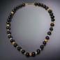 Collier Grenat Pierres rondes & Cristal de roche