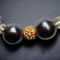 Collier Grenat Pierres rondes & Cristal de roche