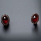 Boucles Ambre ovales pm Argent 925