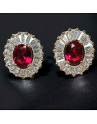 Boucles Zirconium à clips