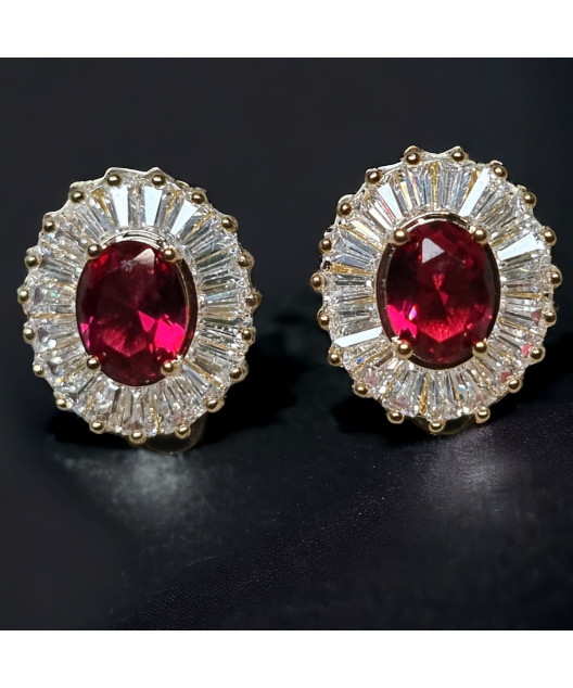 Boucles Zirconium à clips