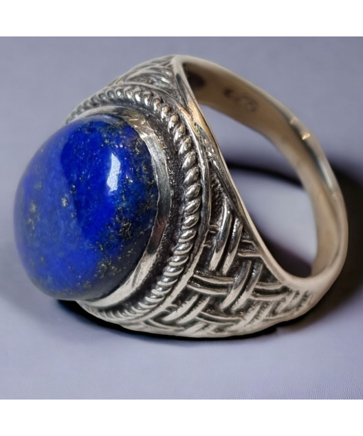 Bague Lapis-lazuli Argent 925 Taille 63