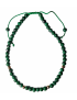 Bracelet Fantaisie Imitation Malachite Poignet / Cheville Perles de 4mm sur Cordon
