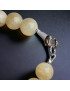 Bracelet Calcite jaune Jaspe paysage & Obsidienne neigeuse avec fermoir
