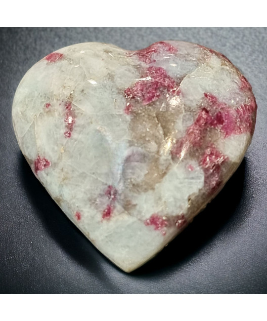 Cœur Tourmaline rose pm