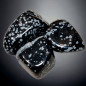 Pierre roulée Obsidienne neige