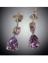 Boucles Améthyste Argent 925