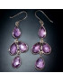 Boucles Améthyste Pendants Argent 925