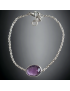 Bracelet Améthyste facettés Argent 925