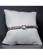 Bracelet Améthyste Argent 925