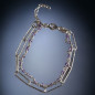 Bracelet Améthyste facettés & mailles Argent 925