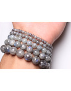 Bracelet Labradorite A+ Pierres Rondes