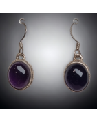 Boucles Améthyste Argent 925