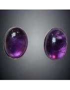 Boucles Améthyste Argent 925